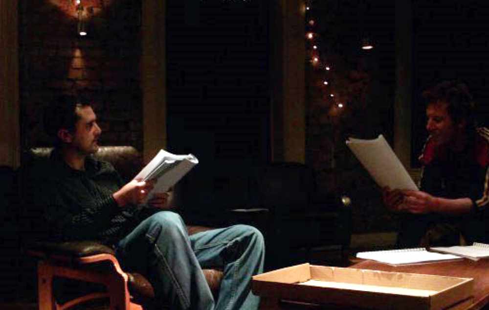actors Nathan Head and Karl Dobby